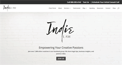 Desktop Screenshot of indielaw.com